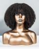WingsbyHergivenhair Natural 3C/4A Coily Textured Top Lace Wig With Bangs