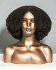 Natural 4B/4C Kinky Textured 13*6*1 Swiss Lace Front Wig 150% Density T Part