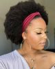 WingsbyHergivenhair  4B/4C Afro Kinky Textured Headband Wig